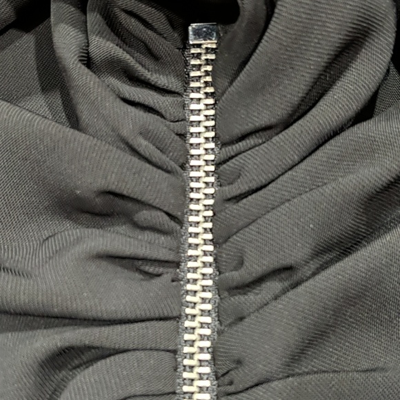 NY&Co Side Zipper Shirred Dress - Picture 8 of 10